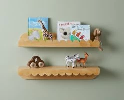 Sarah Scalloped Wall Shelf