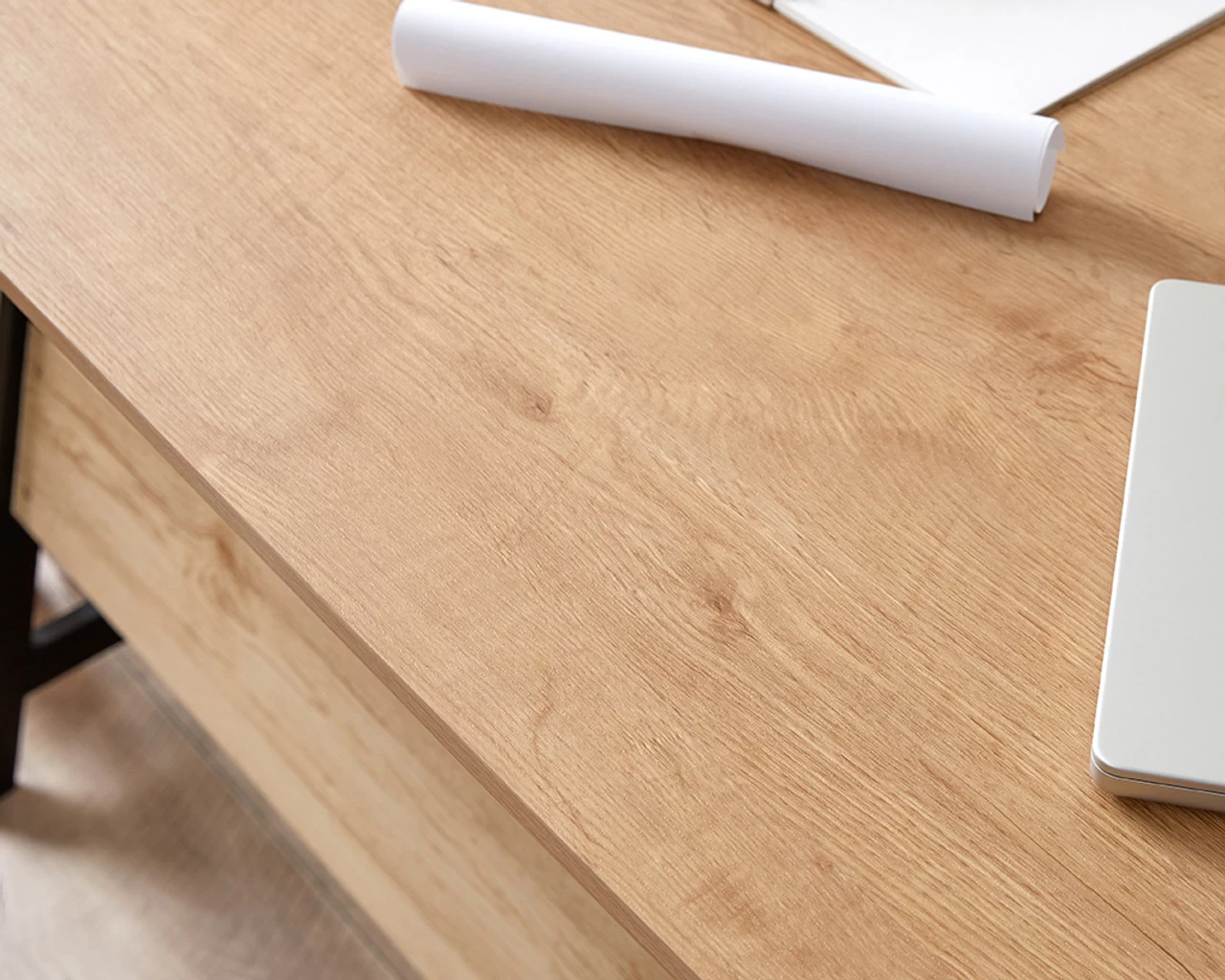 Brixton Trestle Desk - Black - Image 6