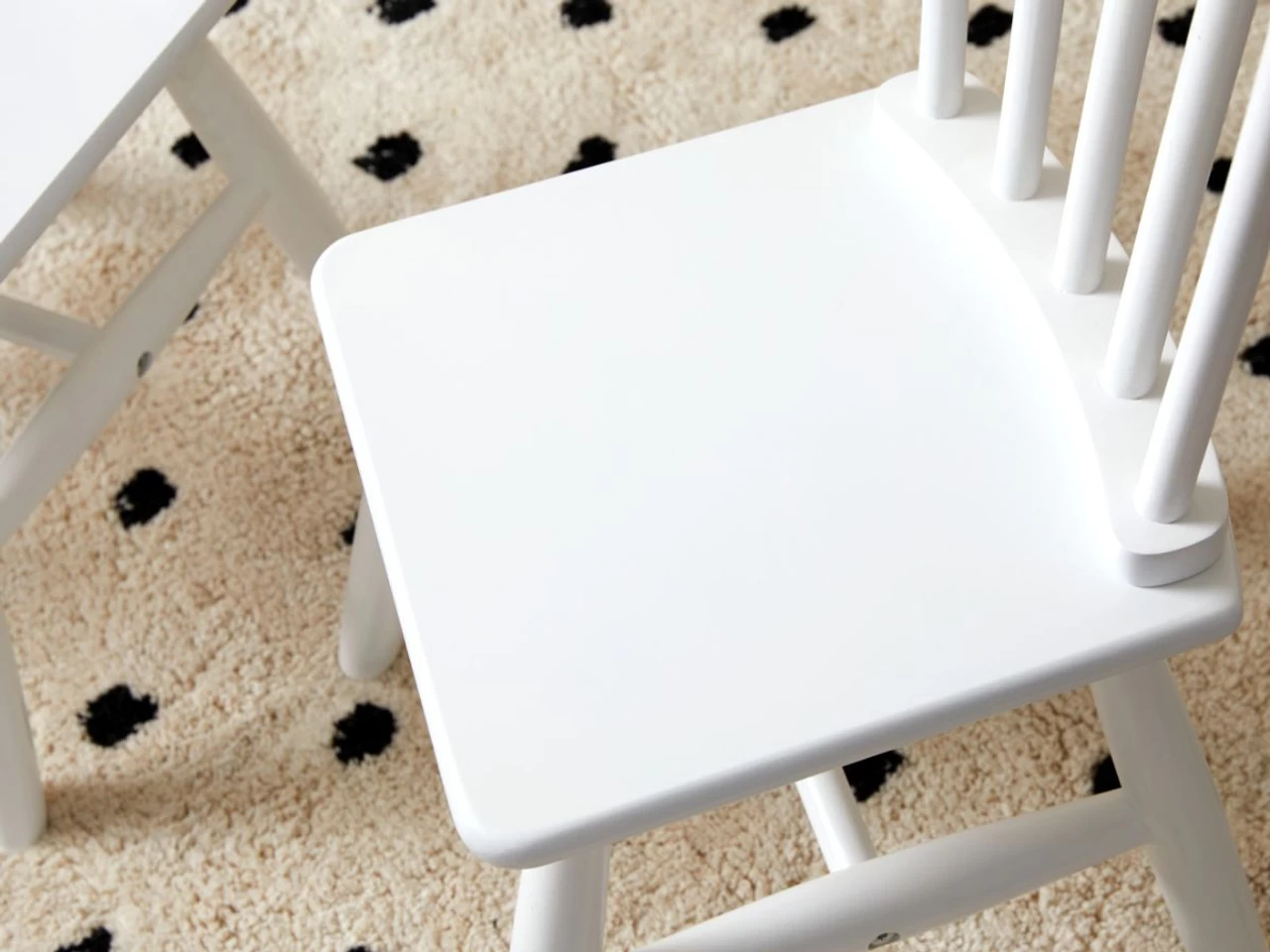 Annie Kids Chair - White - CLEARANCE - Image 4