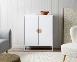 Eclipse Two Door Cabinet - White