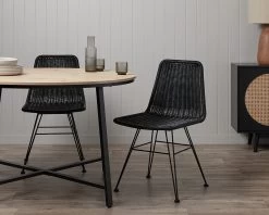 Xavier Dining Chair - Set Of 2 - Black