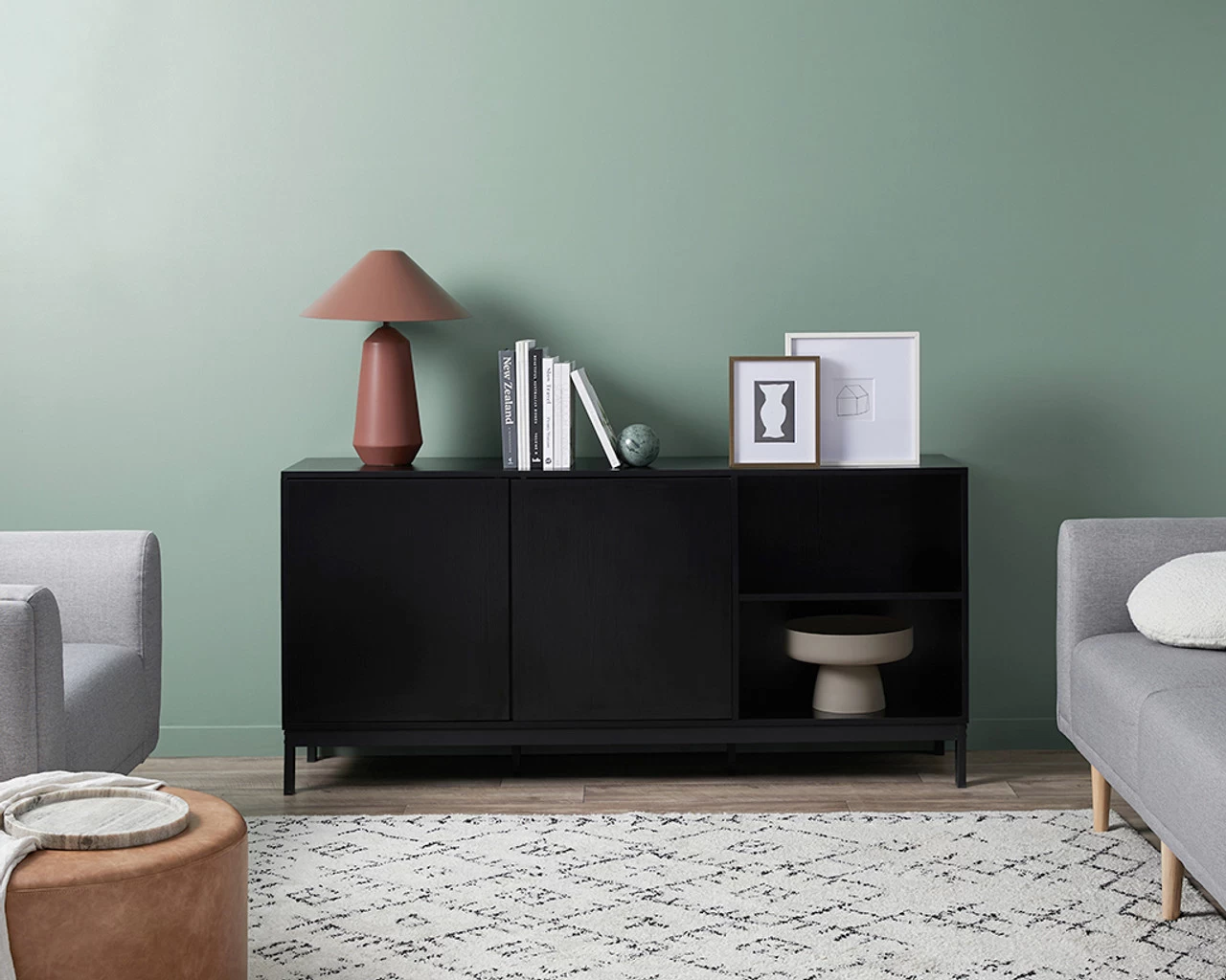 Zander Buffet - Black