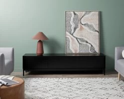 Zander Entertainment Unit - Black